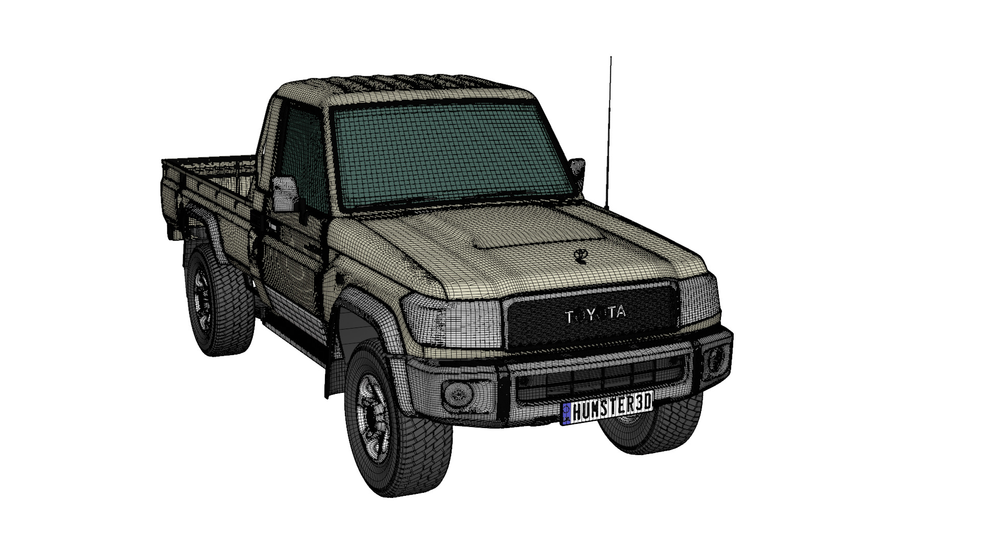toyota land cruiser 3D model_10