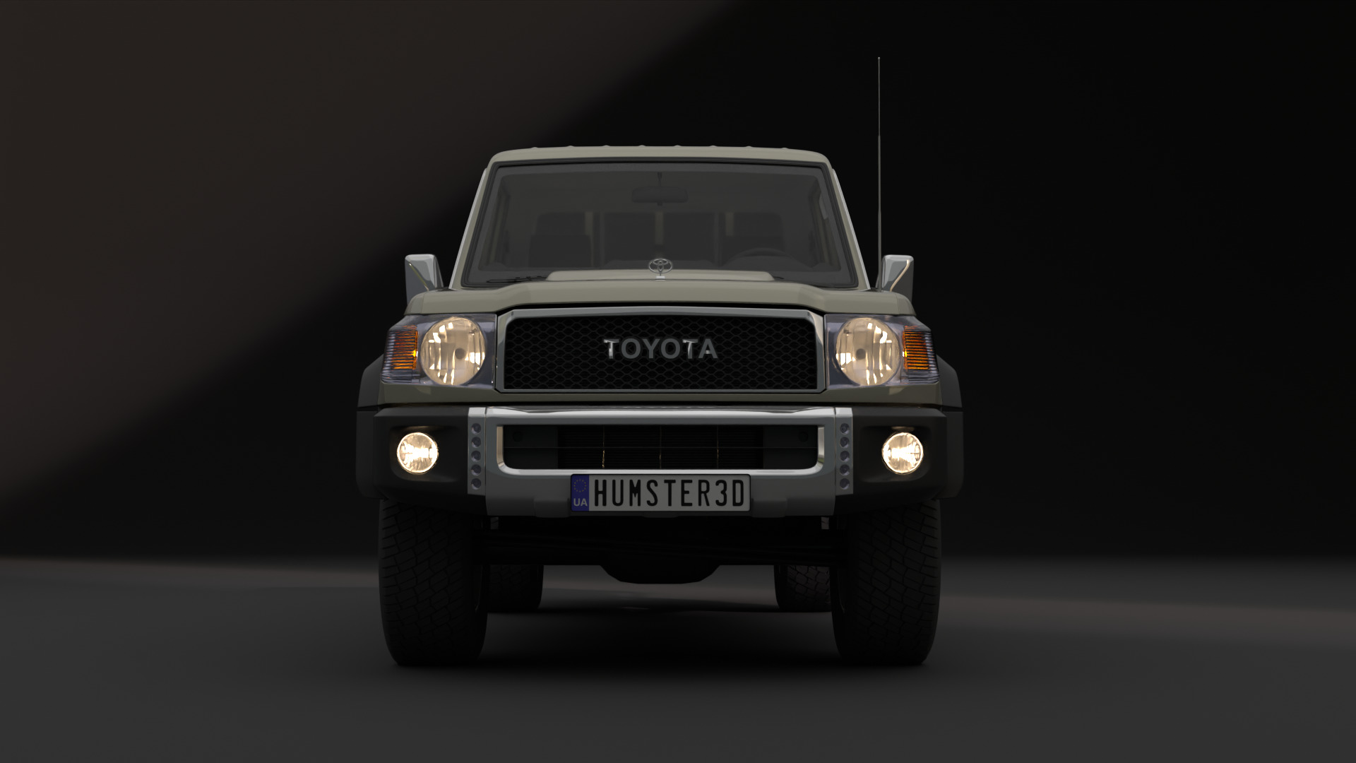 toyota land cruiser 3D model_7