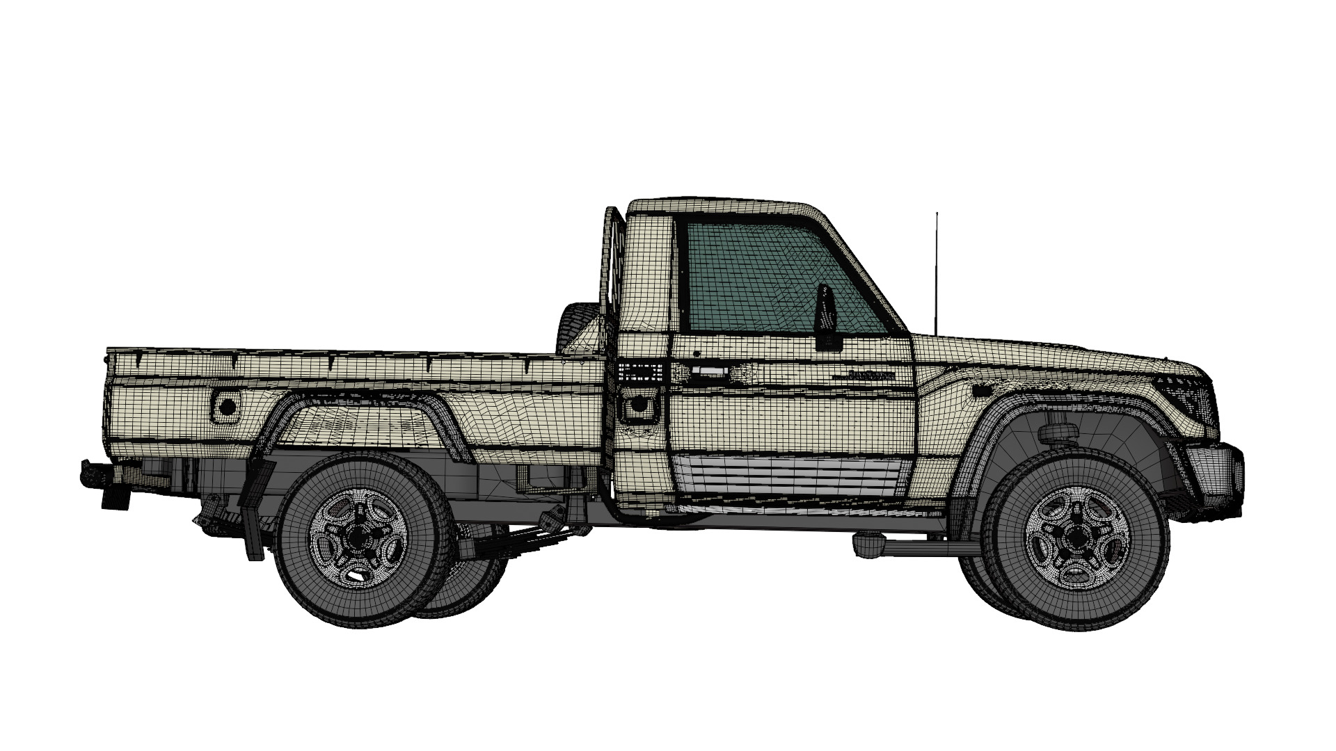 toyota land cruiser 3D model_14