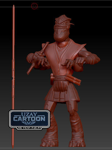 Star wars Clone wars  Master Pong Krell 3D print model