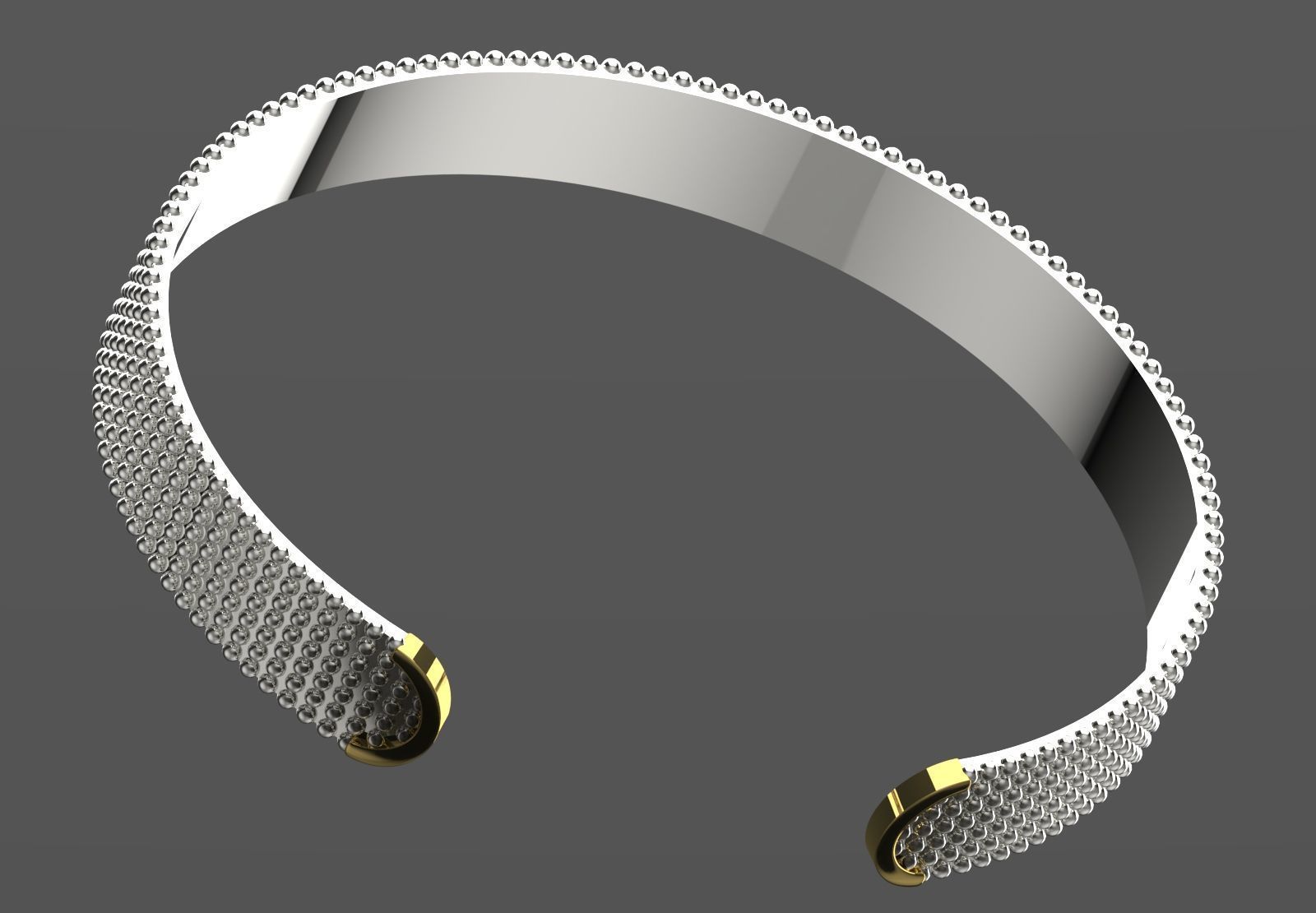 Womens Bangle Bracelet Model bg0039 3D print model_15