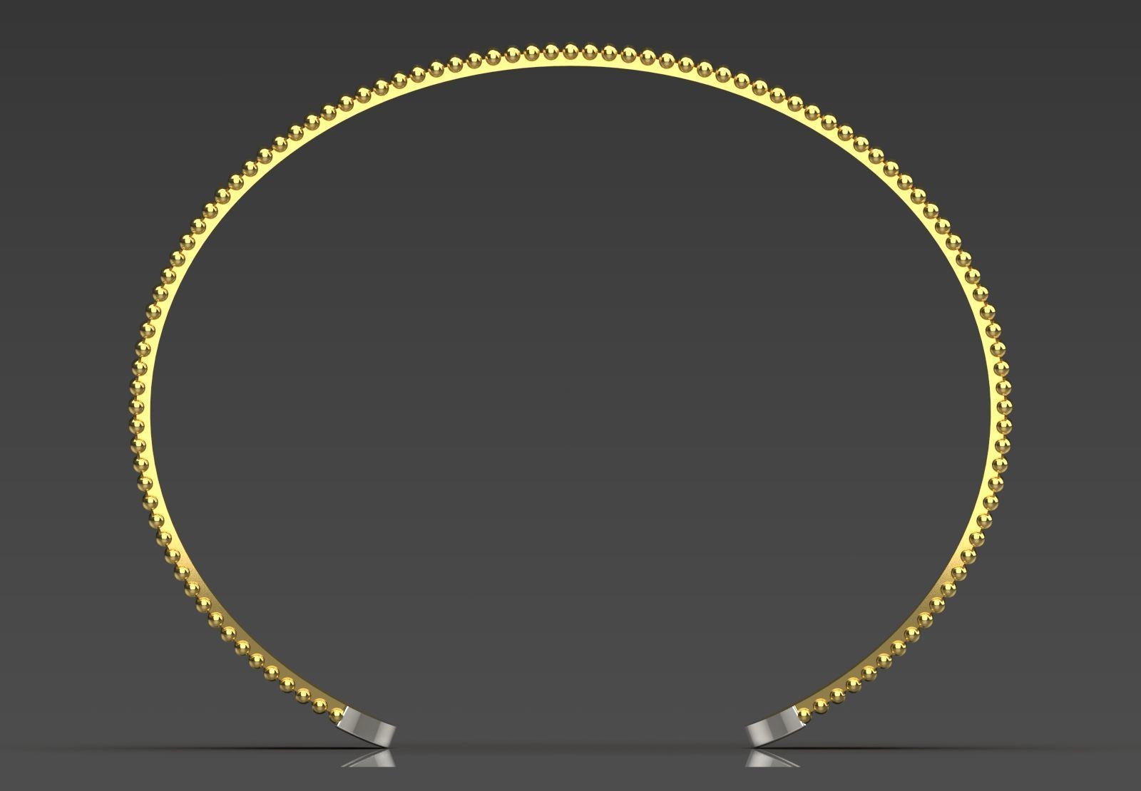 Womens Bangle Bracelet Model bg0039 3D print model_2