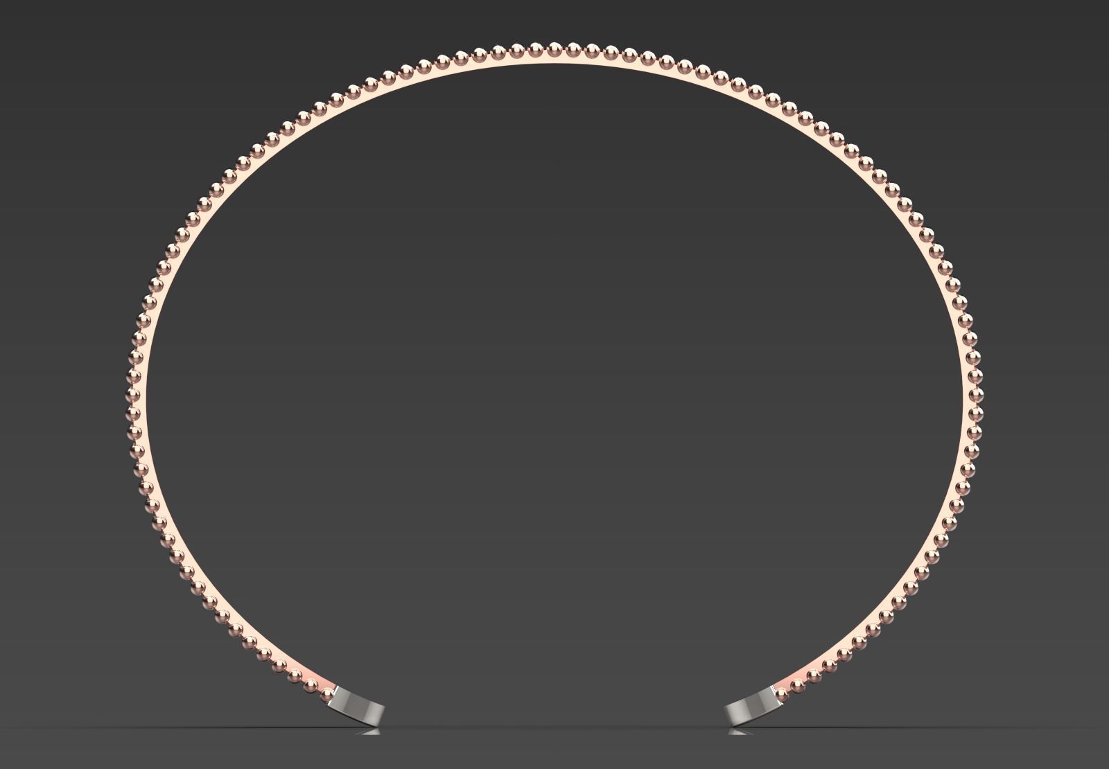 Womens Bangle Bracelet Model bg0039 3D print model_13