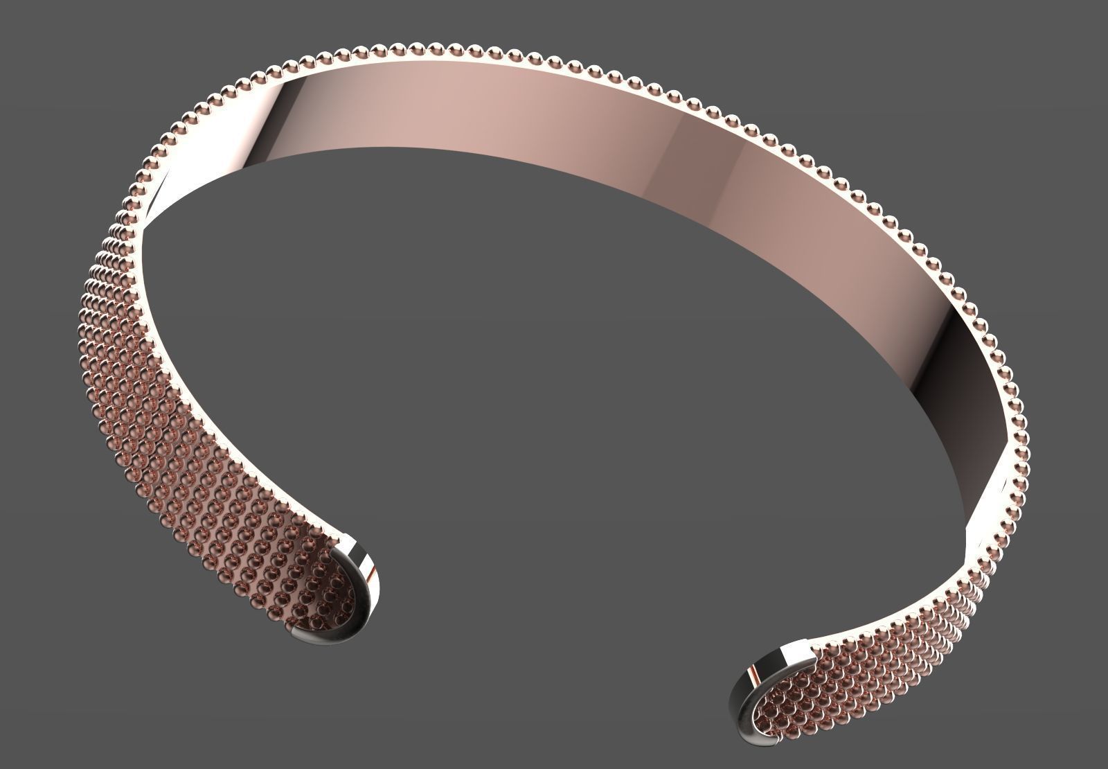 Womens Bangle Bracelet Model bg0039 3D print model_14