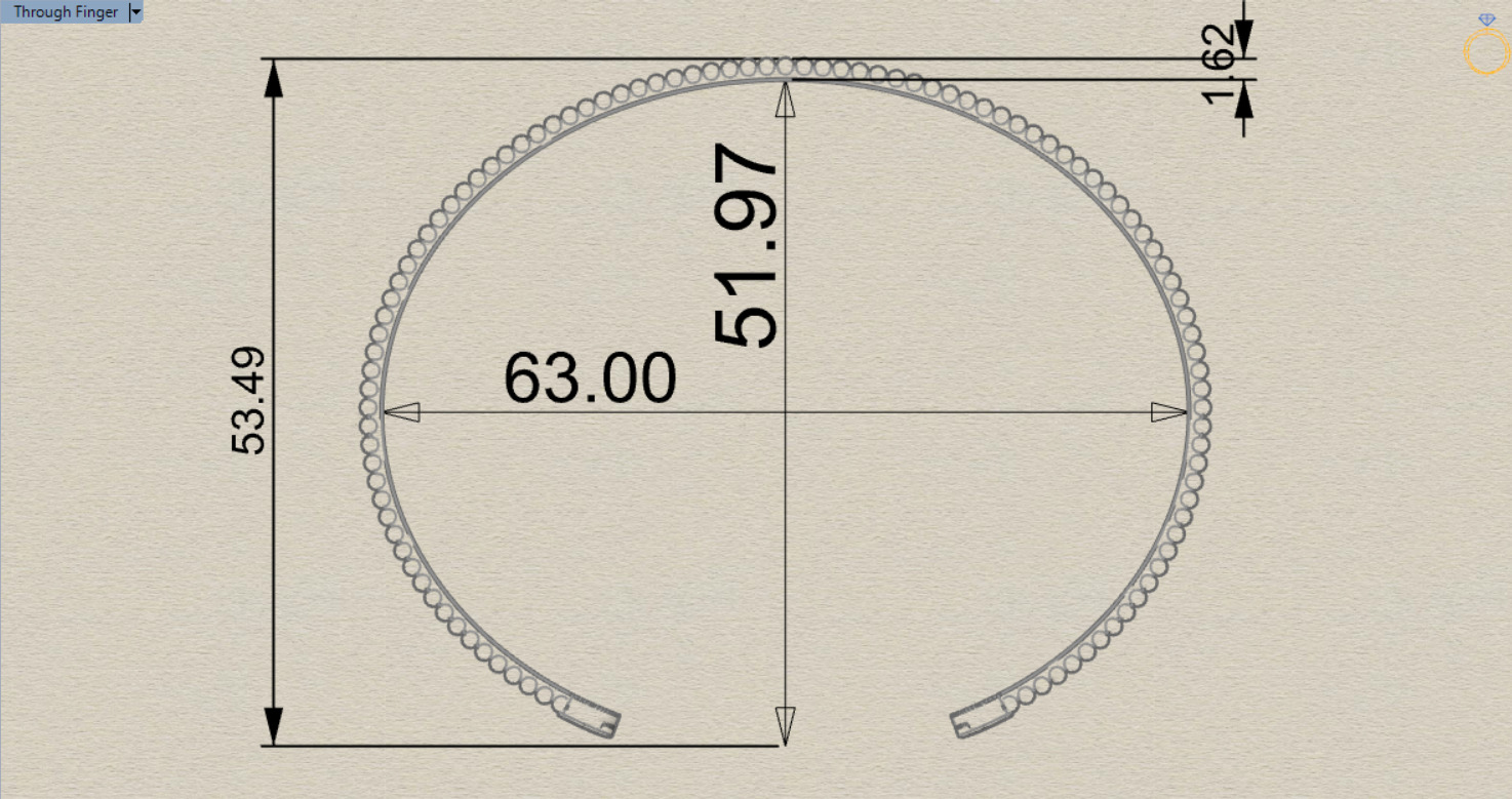 Womens Bangle Bracelet Model bg0039 3D print model_22