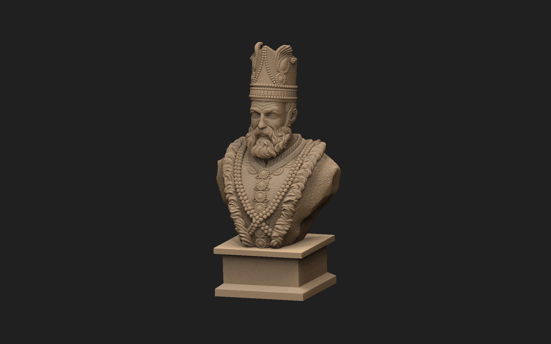 Nader Shah  3D print model_1