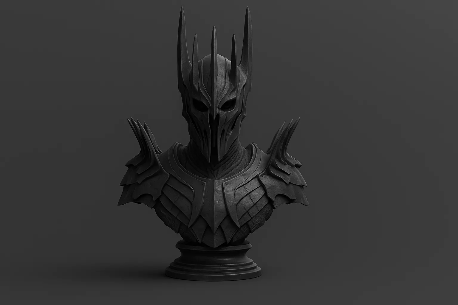 Sauron Bust - Dark Lord of Mordor - Lord of the Rings Inspired 3D print model