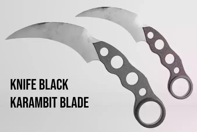 KNIFE Black Karambit Blade