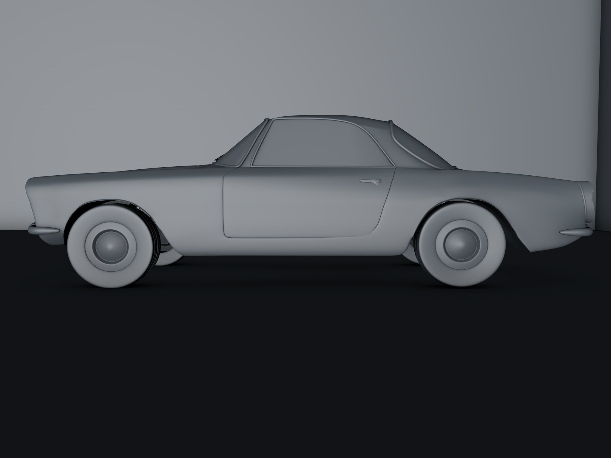 lancia flaminia gt 3D model_4