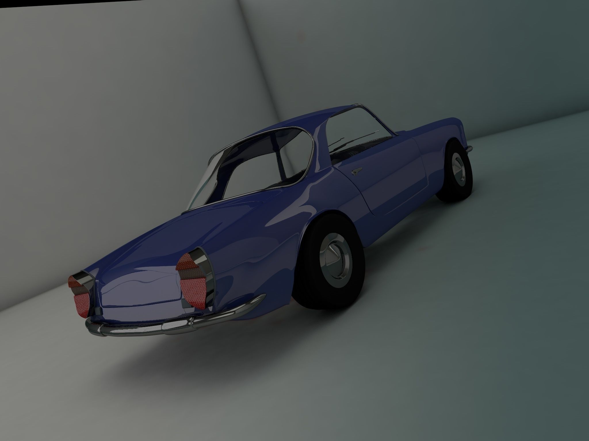 lancia flaminia gt 3D model_1