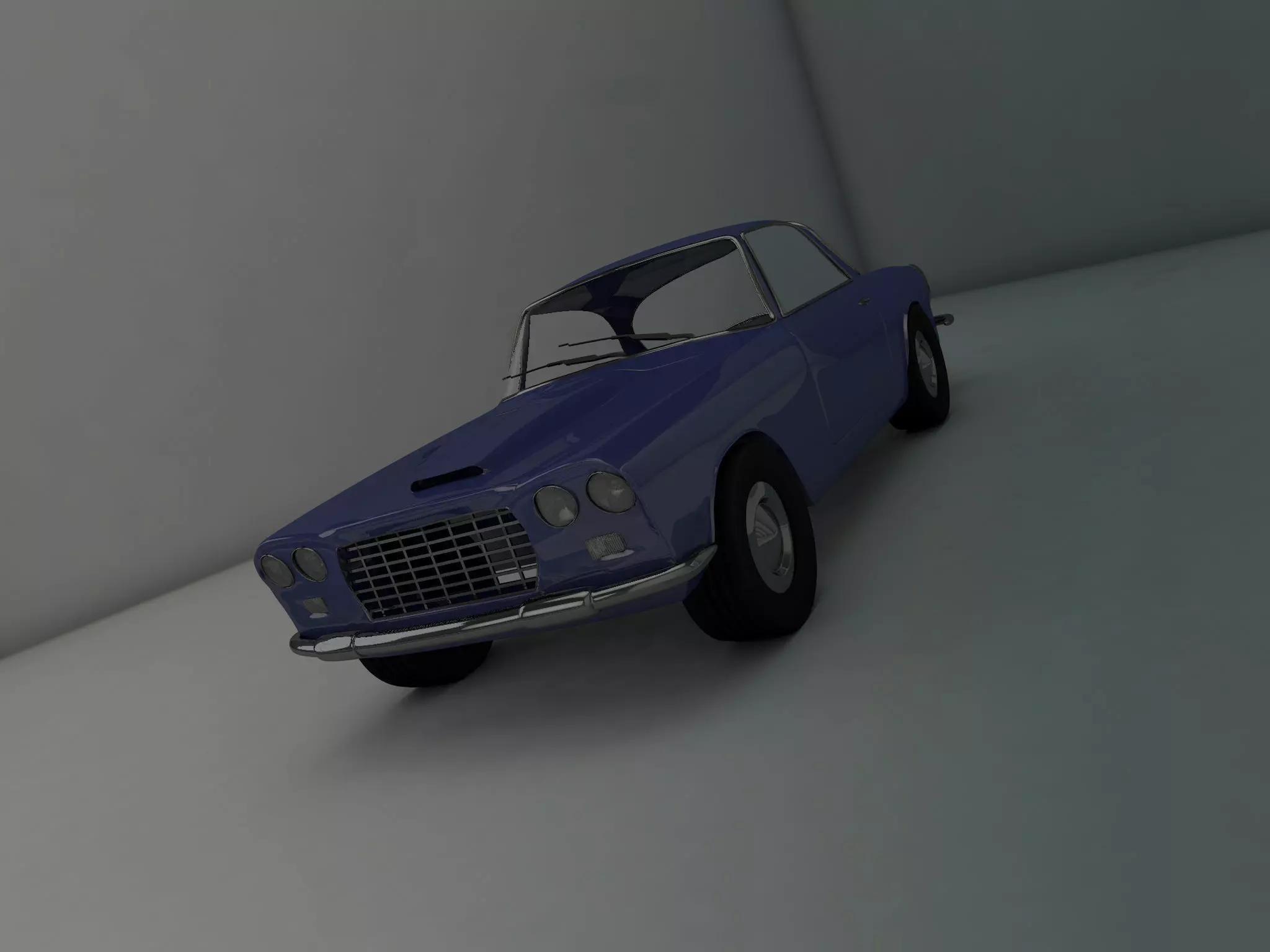 lancia flaminia gt 3D model_0