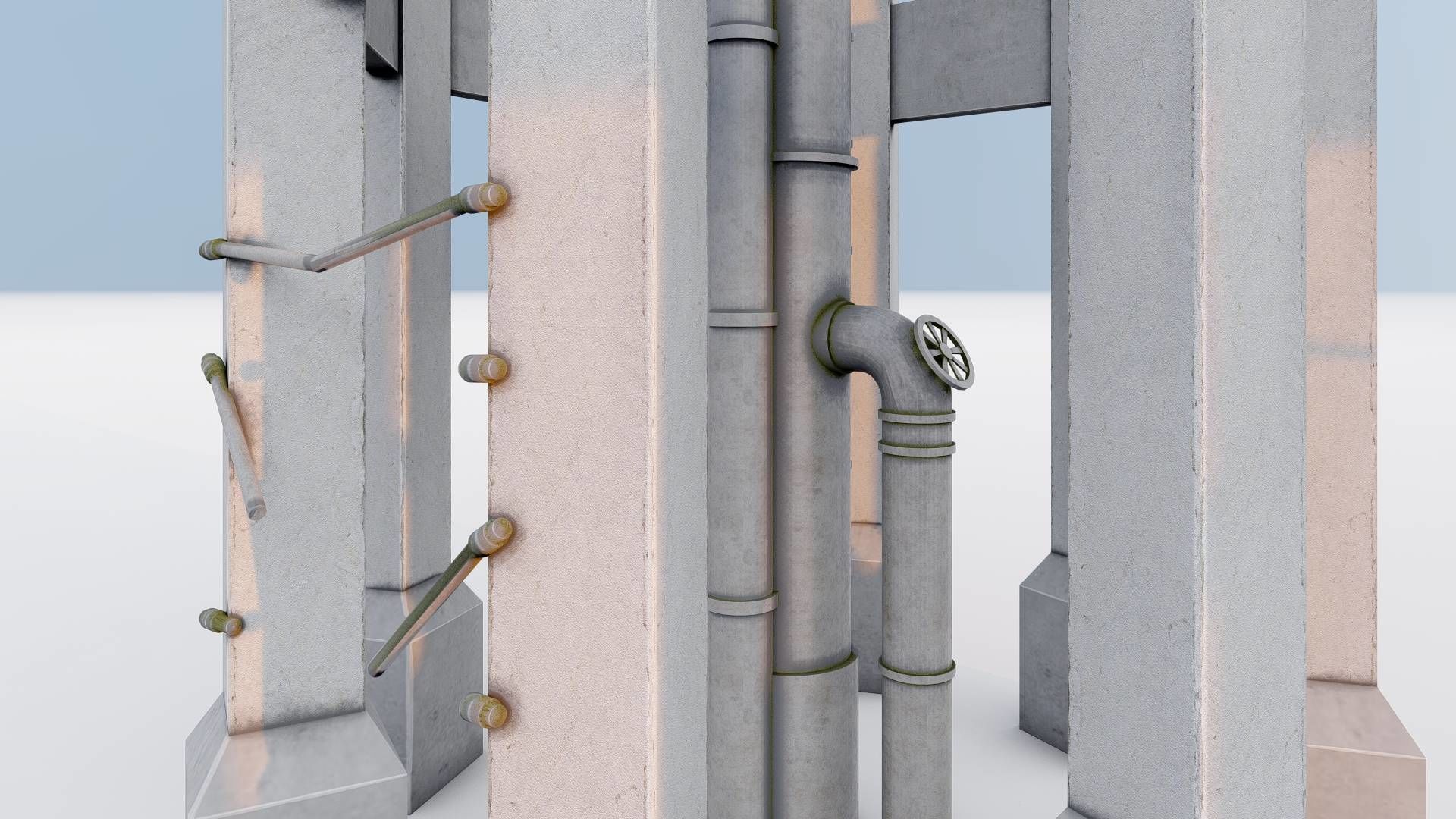 Realistic Watch Tower 3D Model Low-poly 3D model_13