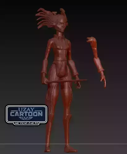 Star wars Clone wars articulated  tiplar tiplee 3D print model