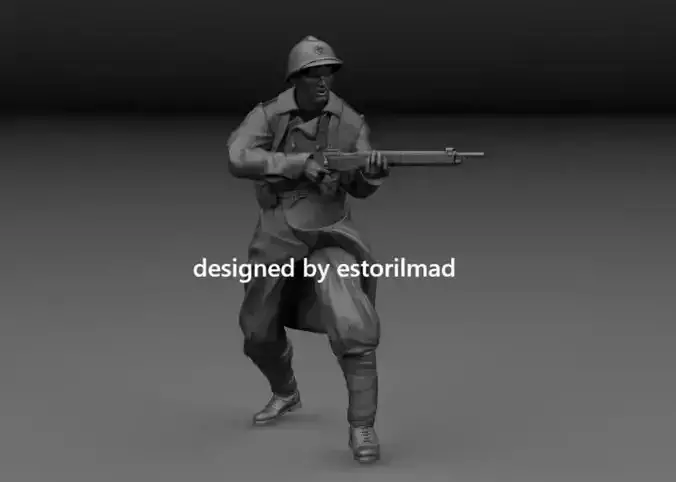 WW2 FRENCH SOLDIER IN ACTION v4