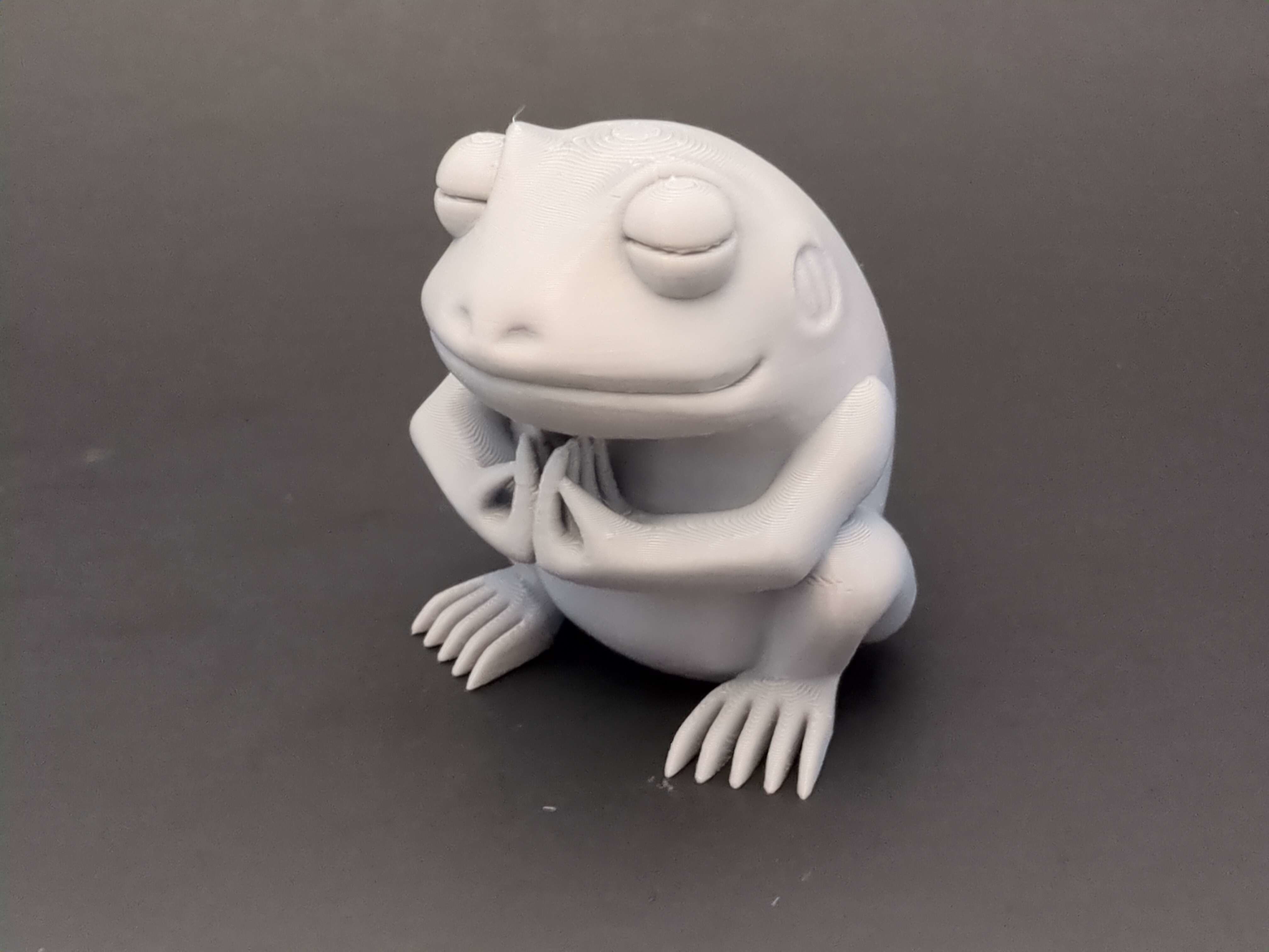 Toad Sage Statue Free 3D print model_1