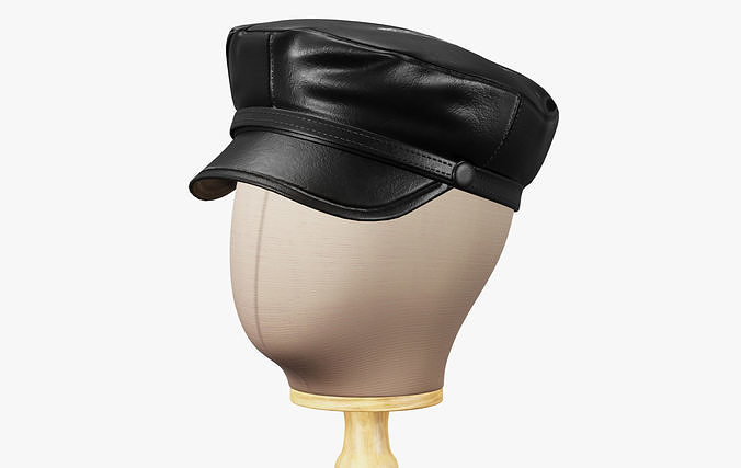 Newsboy Cap PBR Low Poly Low-poly 3D model