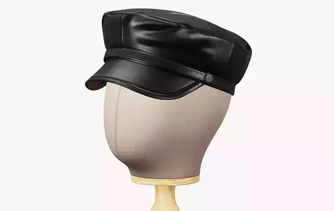 Newsboy Cap PBR Low Poly