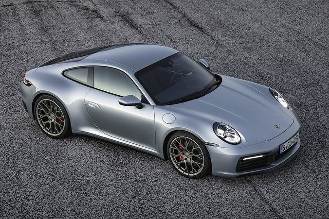Porsche 911 Carrera 4S rigged Free 3D model