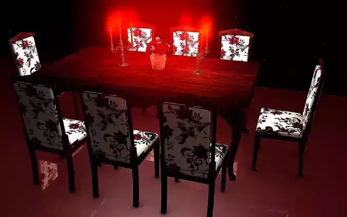 dining table Free 3D model