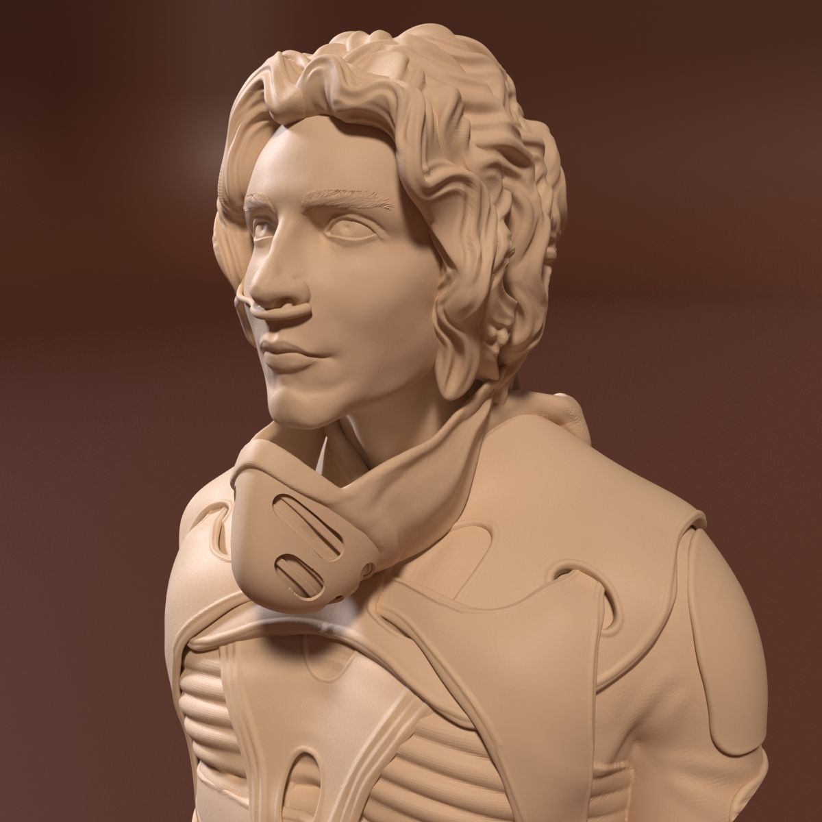 Paul Atreides 3D print model_3