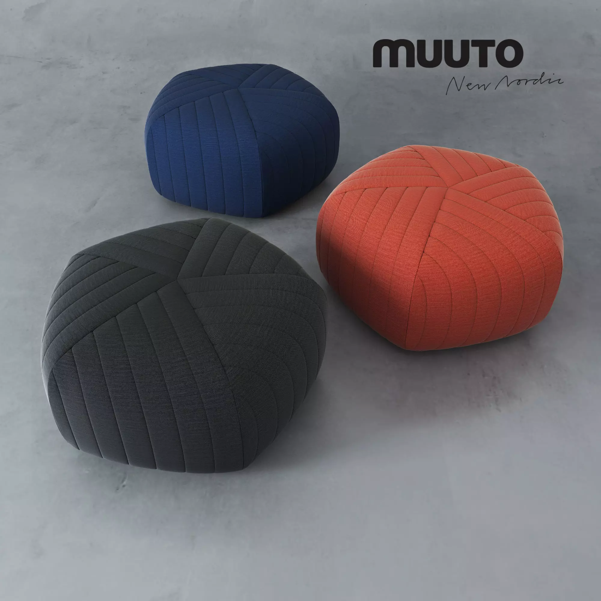  Muuto FIVE POUF 3D model_0