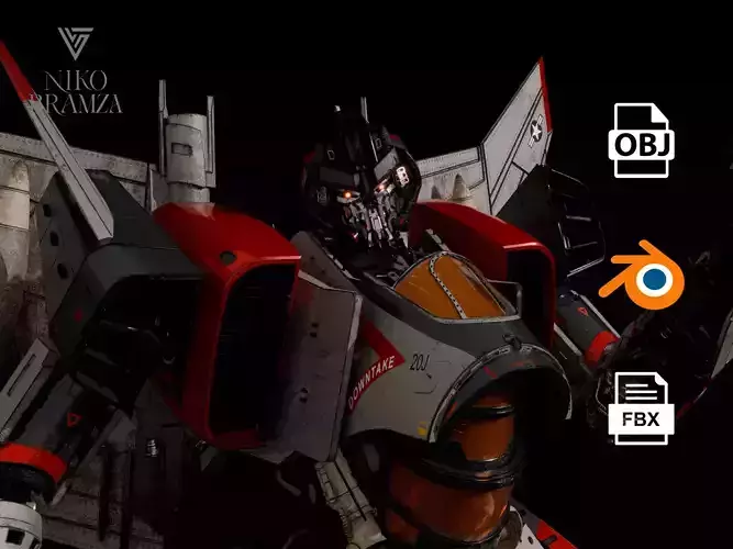 Transformers Blitzwing 2018 Earth Mode Bumblebee Movie 3D model