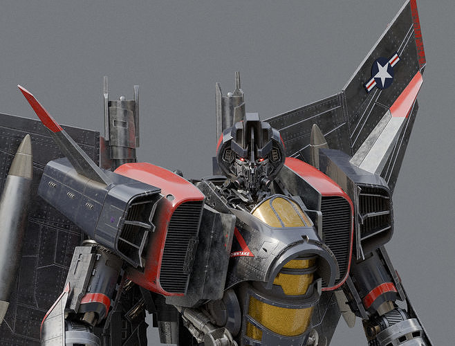 Transformers Blitzwing 2018 Earth Mode Bumblebee Movie 3D model