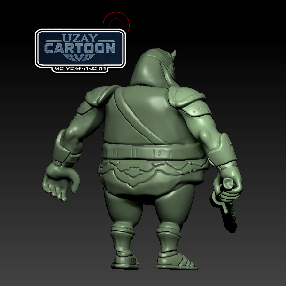 Star wars Clone wars articulated tGamorrean  3D print model  3D print model_4