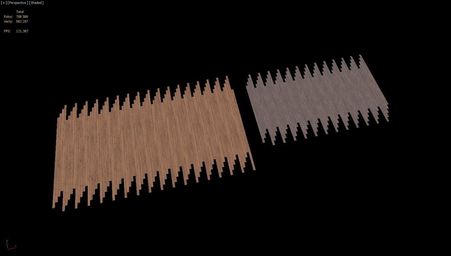 Parquet Floors WITHOUT PLUGINS 3D model_21