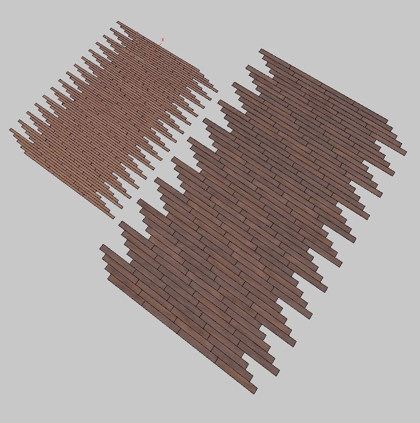 Parquet Floors WITHOUT PLUGINS 3D model_12