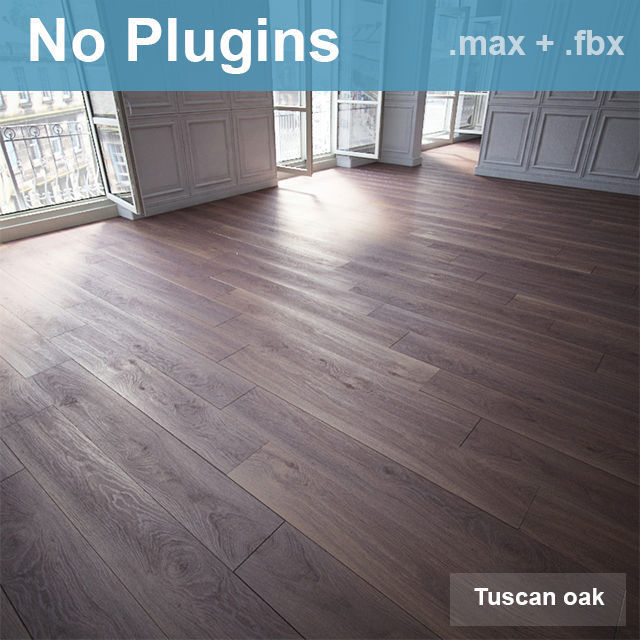 Parquet Floors WITHOUT PLUGINS 3D model_29