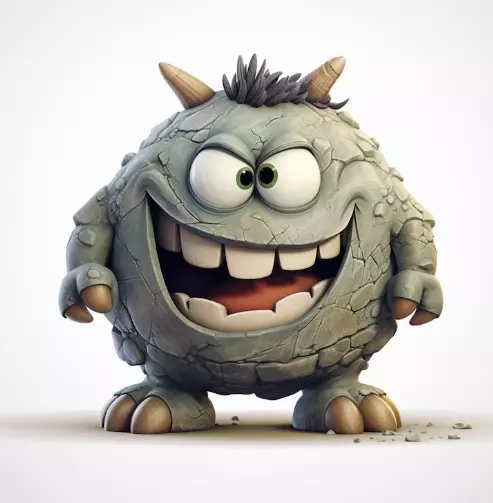 Ragada the monster 3D print model