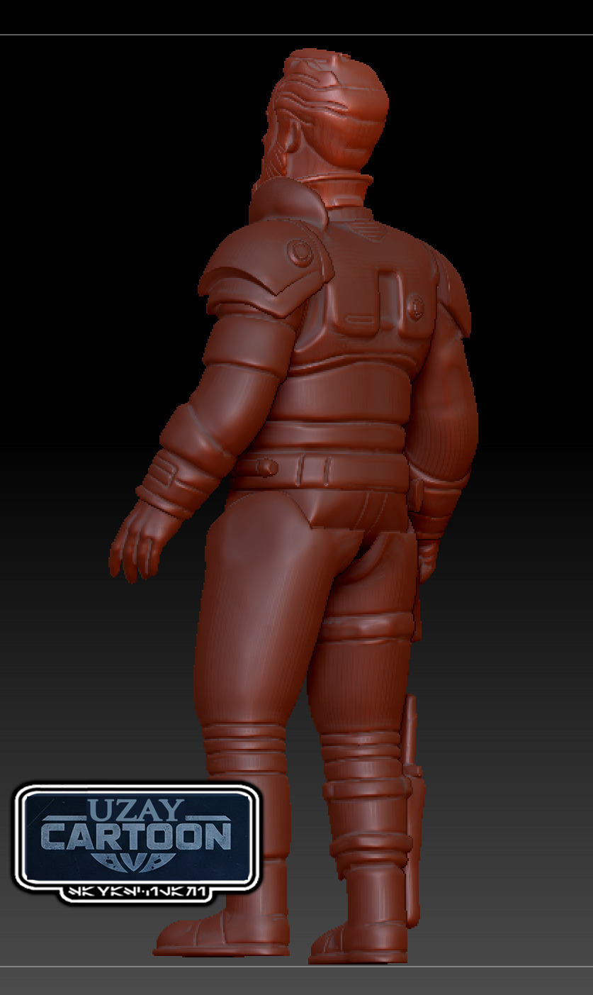 Star wars rebels articulated Saw gerrera 3D print model 3D print model_3