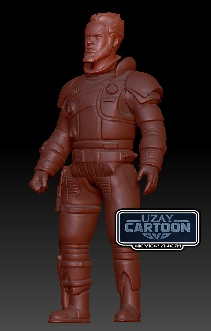 Star wars rebels articulated Saw gerrera 3D print model 3D print model_2