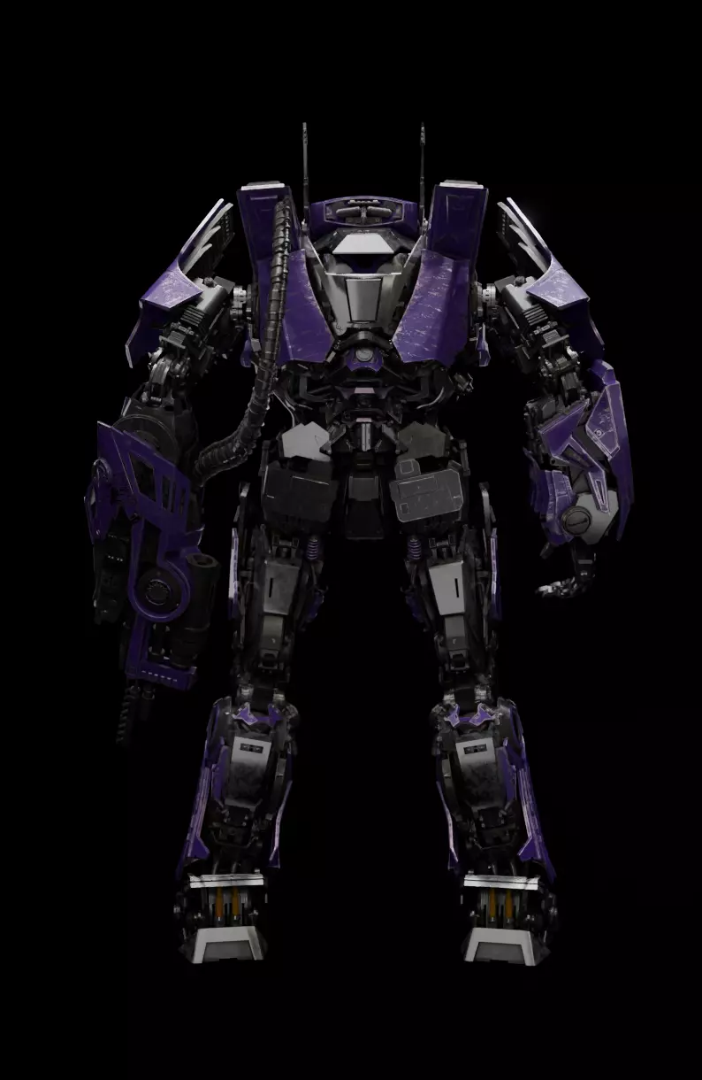 Transformers Shockwave 2018 Cybertron Mode 3D model 3D model_2
