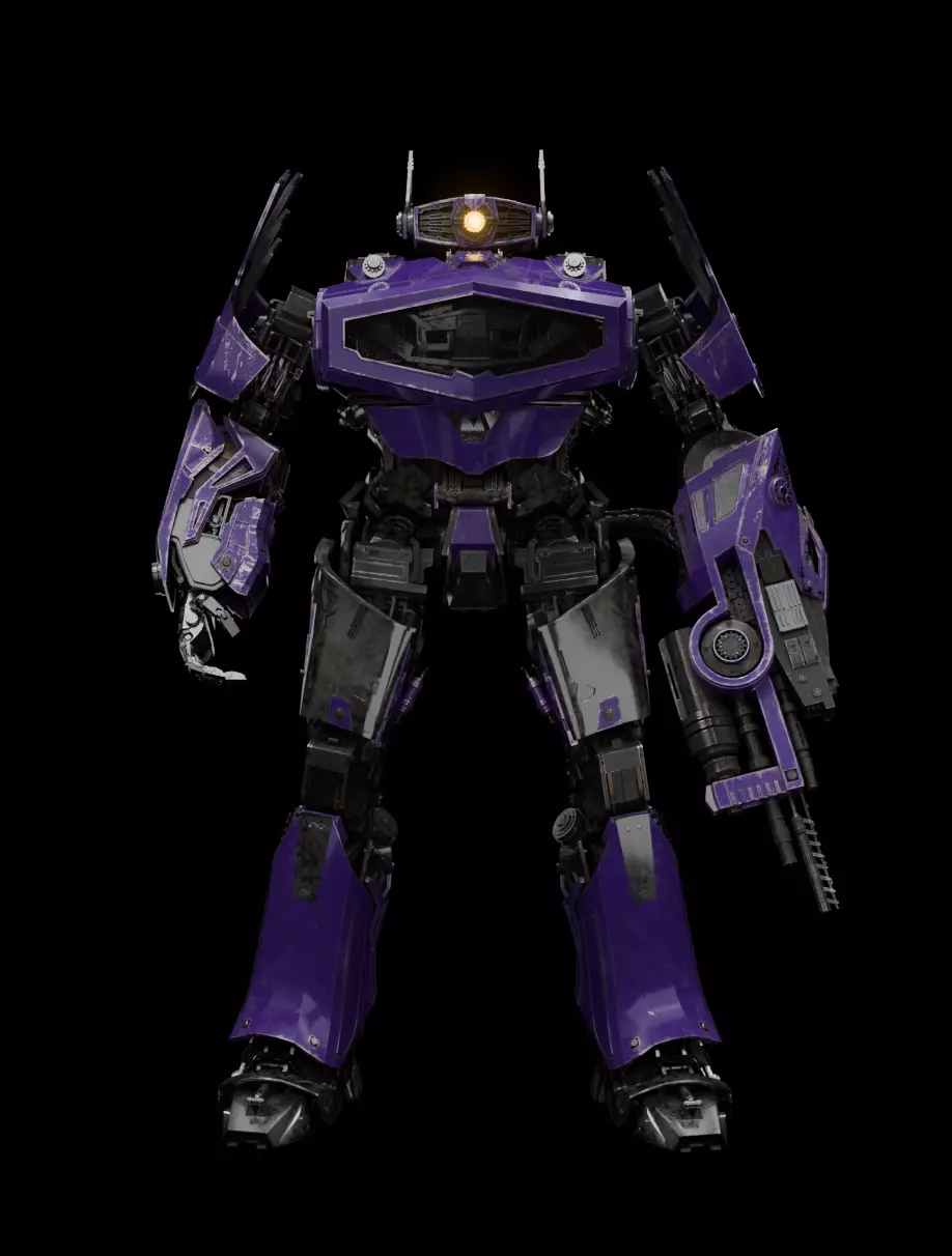 Transformers Shockwave 2018 Cybertron Mode 3D model 3D model_3