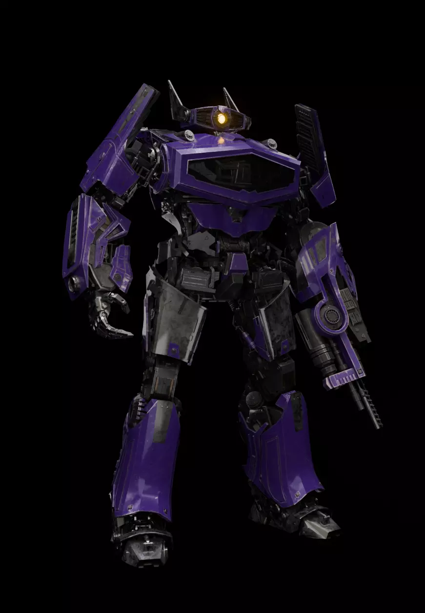 Transformers Shockwave 2018 Cybertron Mode 3D model 3D model_1
