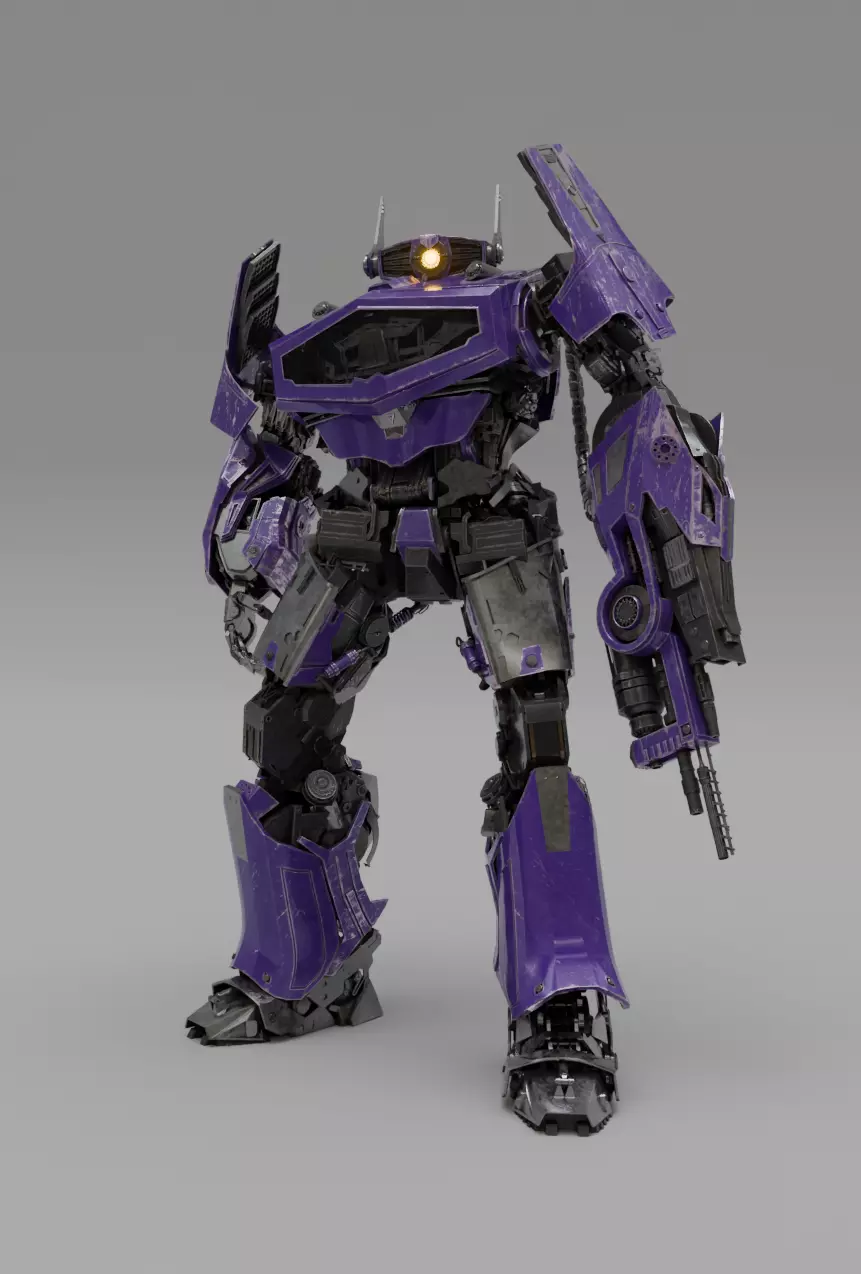 Transformers Shockwave 2018 Cybertron Mode 3D model 3D model_9