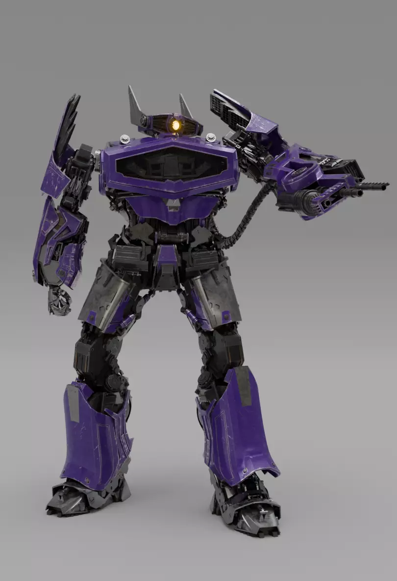 Transformers Shockwave 2018 Cybertron Mode 3D model 3D model_8