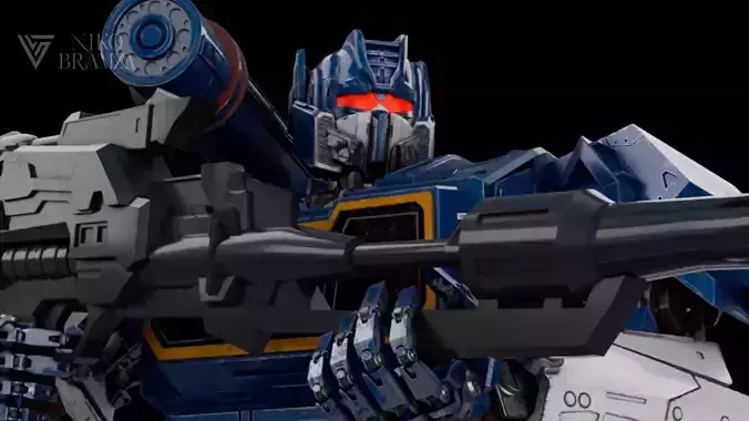 Transformers Soundwave 2018 Cybertron Mode  3D model