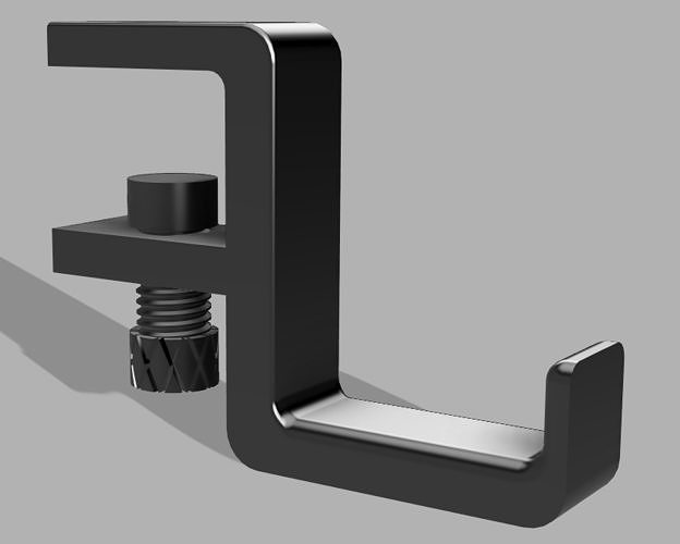 Minimalist Headphone Holder 3D print model