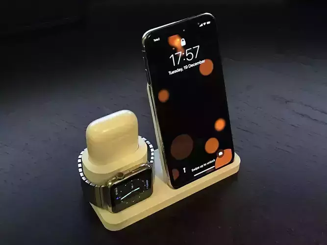 Minimalist Airpods and Phone Holder