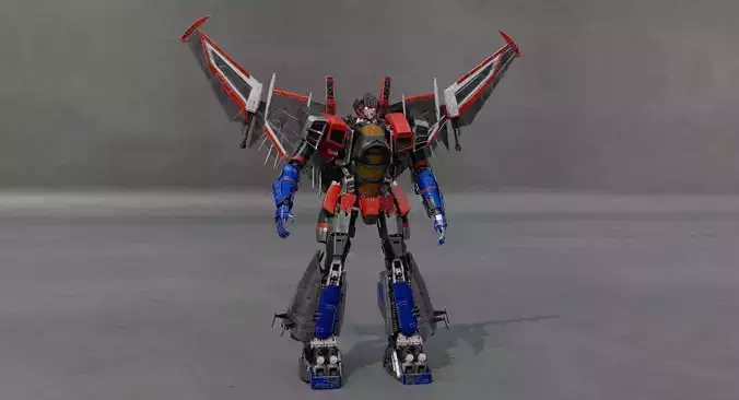 Transformers Starscream 2018 Cybertron Mode  3D model 3D model
