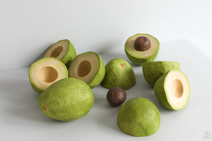 Avocado 3D model