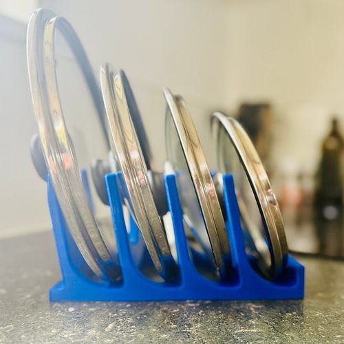 Lid Stand 3D Printable Kitchen Organizer 3D print model