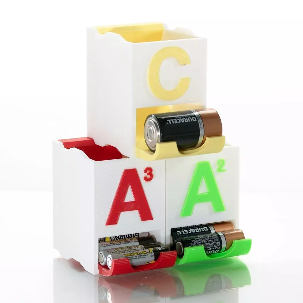 Stackable Battery Holders 3D print model