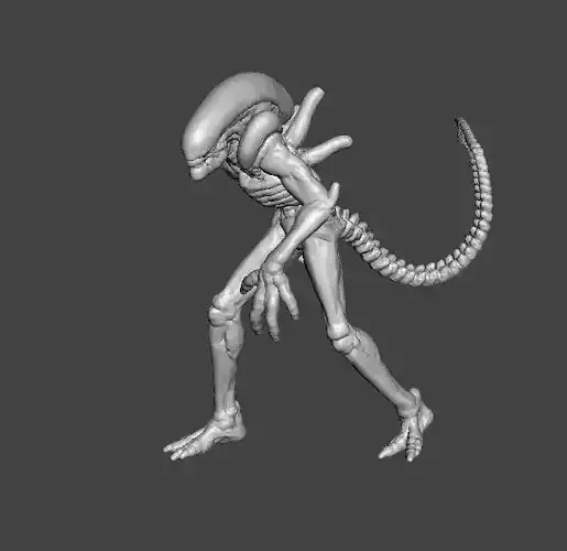 ALIEN XENOMORPH MINIATURE MODEL FOR SCIFI AND FANTASY GAMES RPG