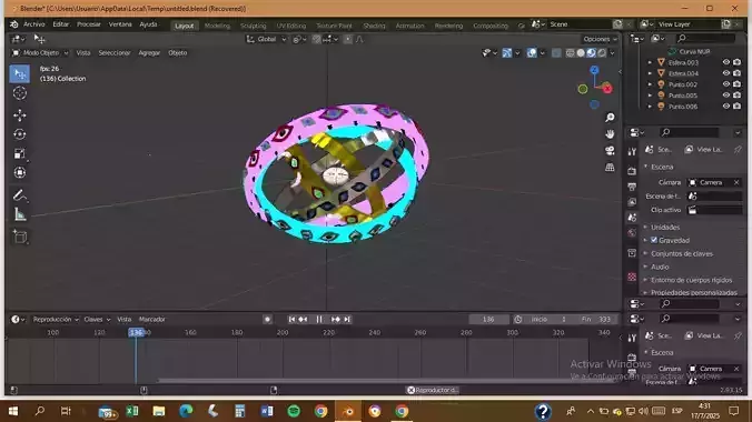 Nophim Biblical Angel 3D Editable with Motion