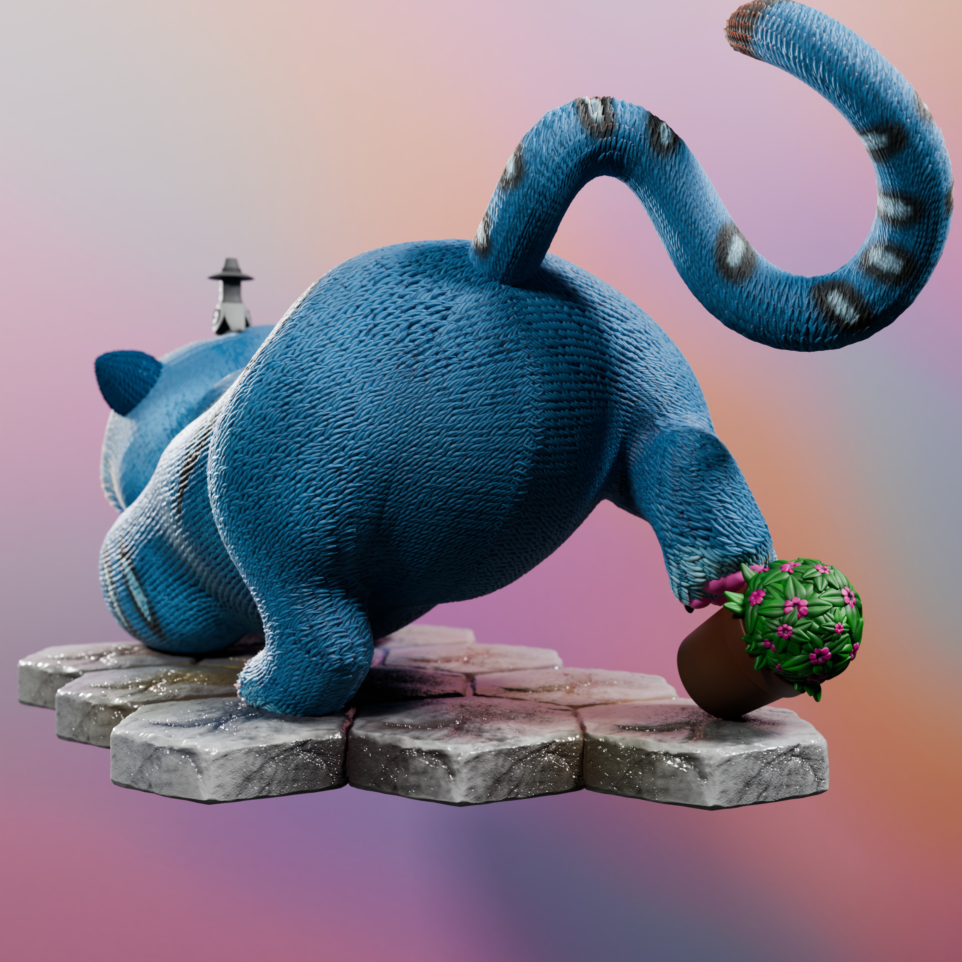 KPOP DEMON HUNTERS DERPY TIGER 3D print model_3