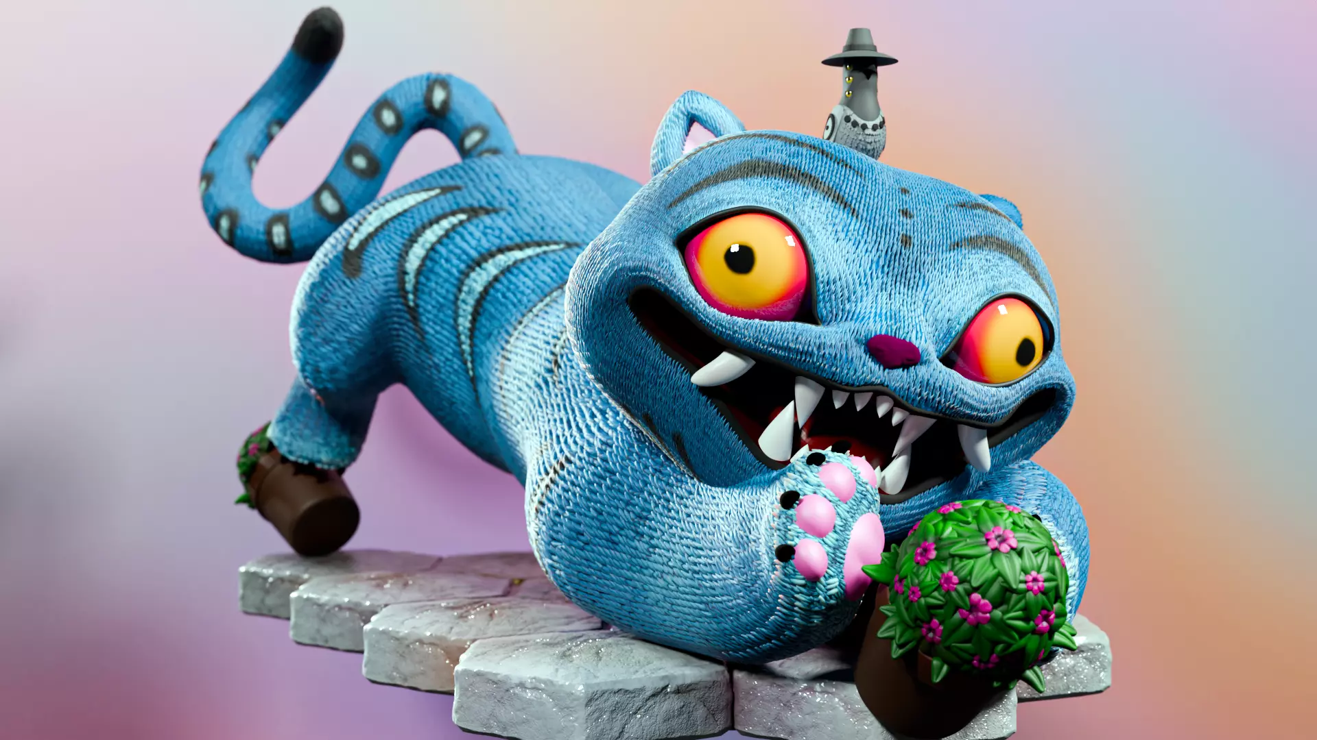 KPOP DEMON HUNTERS DERPY TIGER 3D print model_0